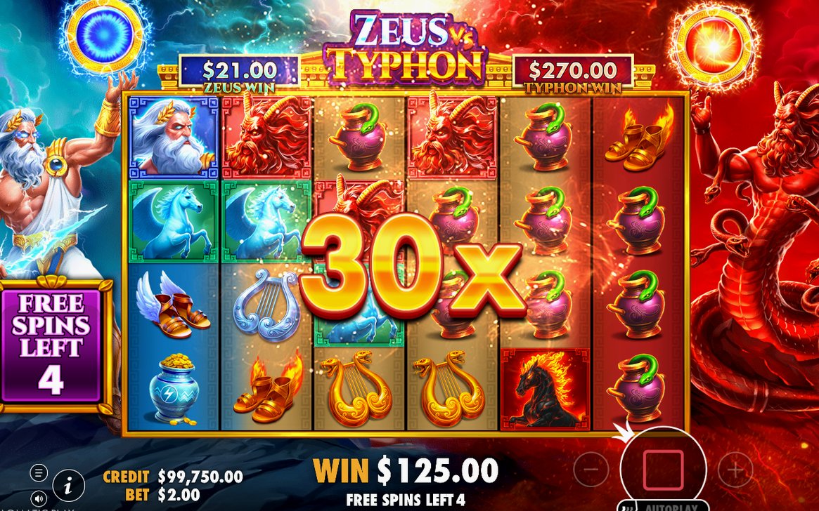 Free Spins round on its special reel set